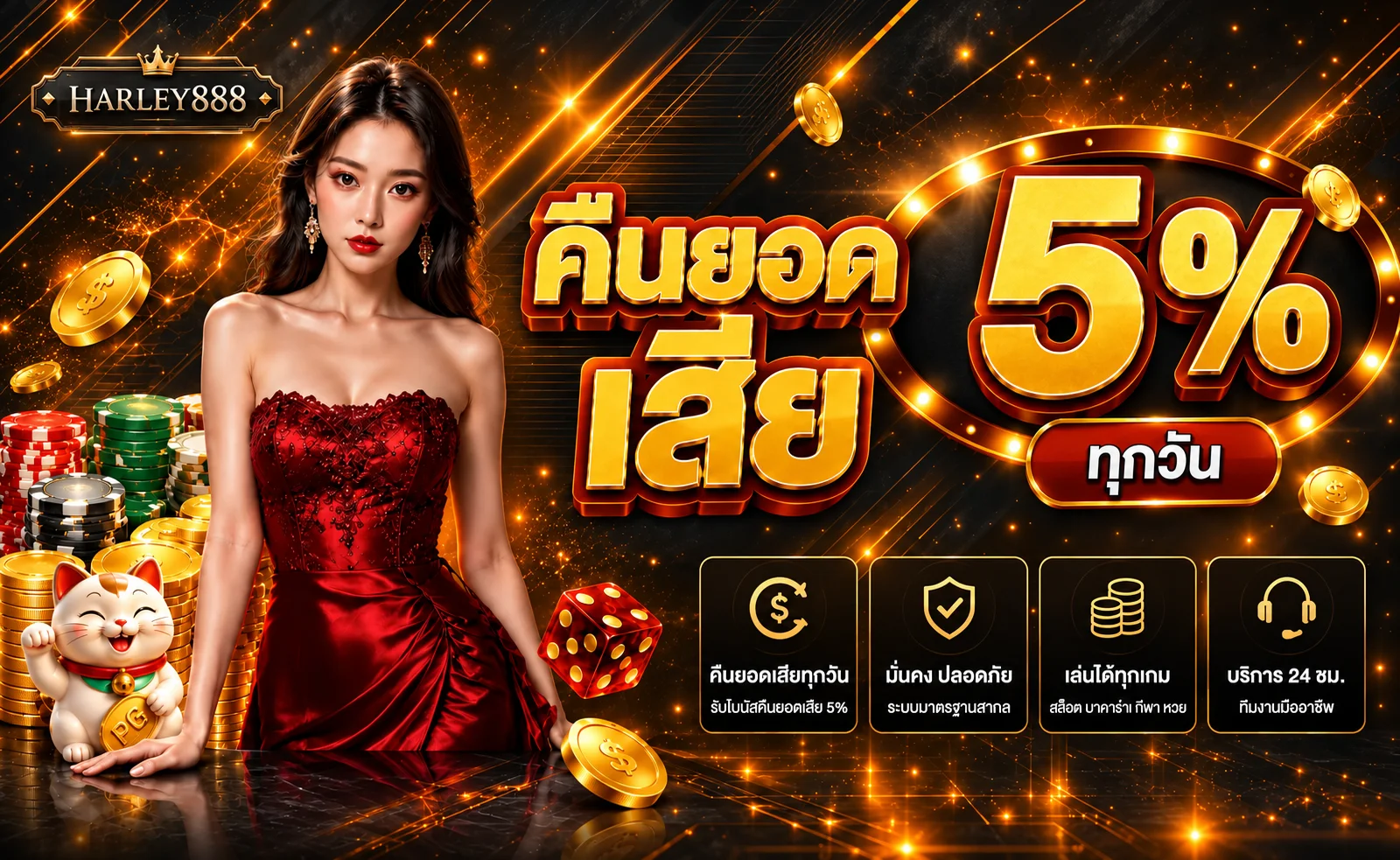 HARLEY888 เว็บตรง ทางเข้า สมัคร และฝากถอนออโต้